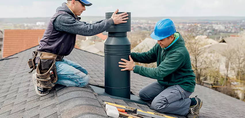 Chimney Flashing Replacement for Storm Damage in Berwyn